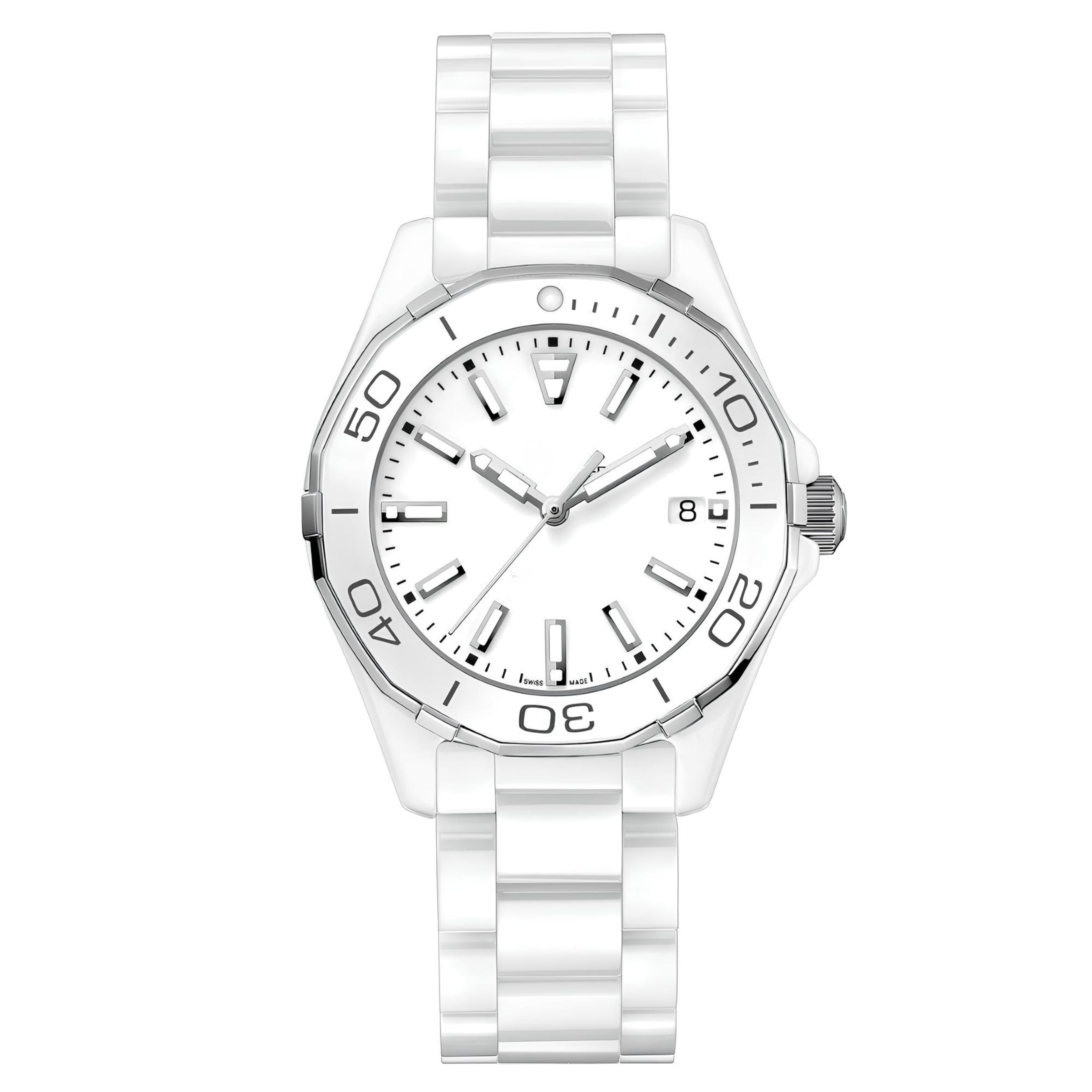 Aquaracer Full Ceramic White Dial 35mm